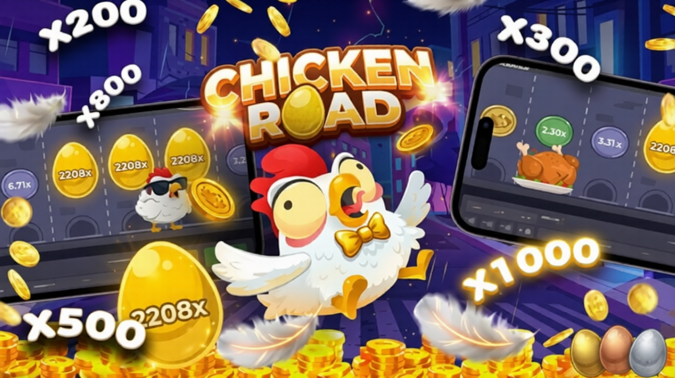 Chicken Road game interface showing multiplier display